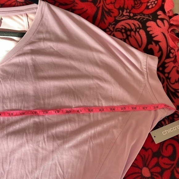 Chico’s Lavender Dolman Sleeve Top Size 2 (Large) - Picture 7 of 10